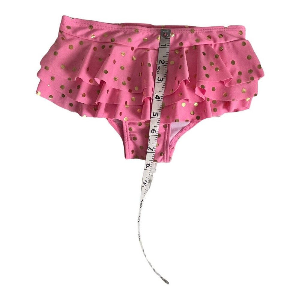 Girls Swimsuit Set Wetsuit Club Size 6X 2-Piece Swimsuit with 3-D Pink - Picture 8 of 11